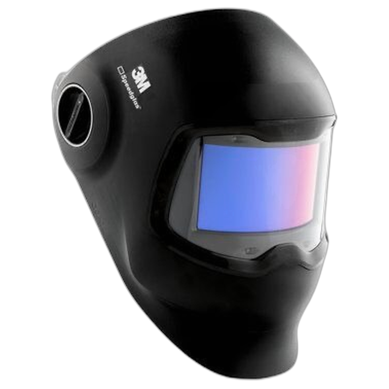 Speedglas G5-02 laskap met gebogen lasfilter, hoofdband, schoonmaakdoekje en opbergtas