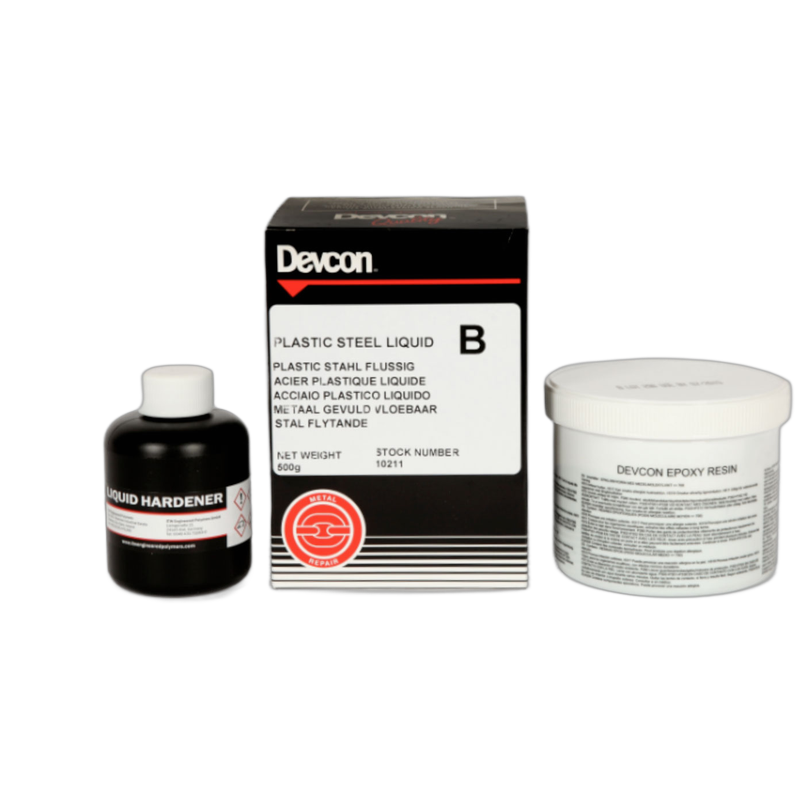 Plastic Steel Grey Liquid B 500g